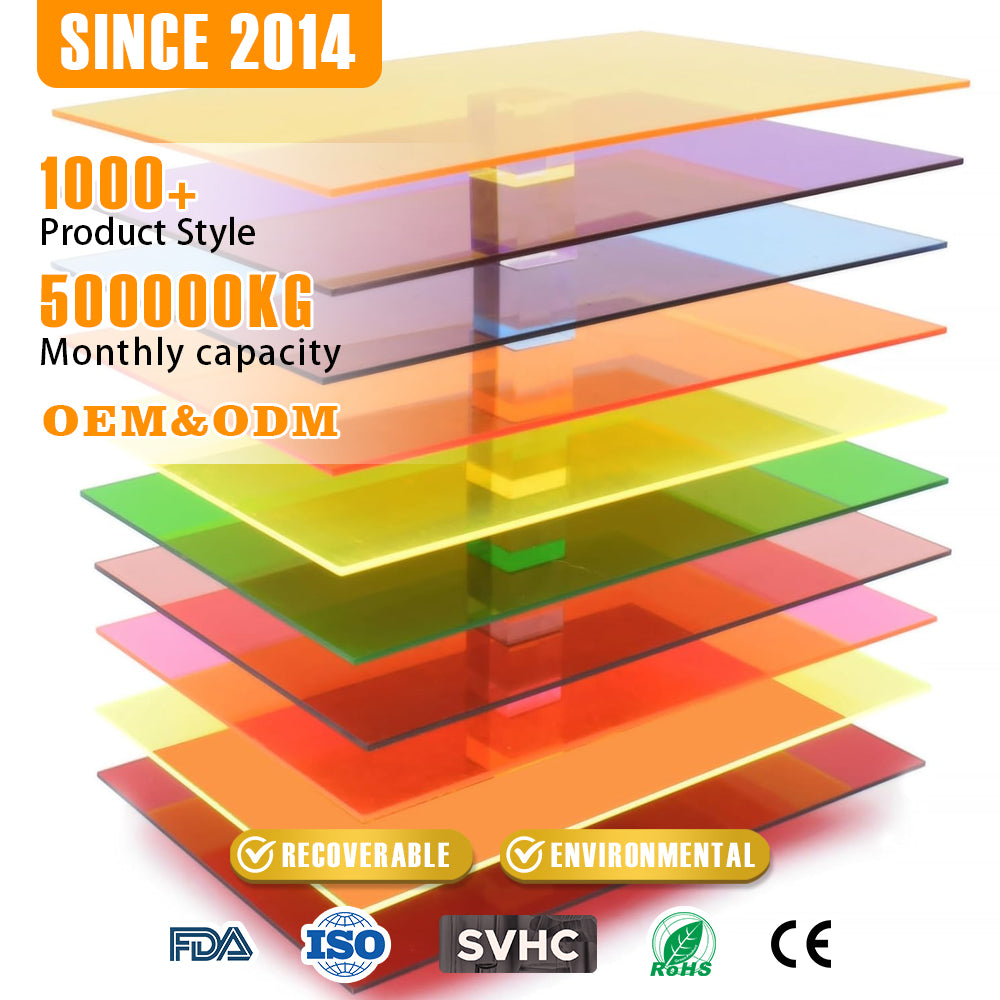 Colored Translucent Acrylic Sheet