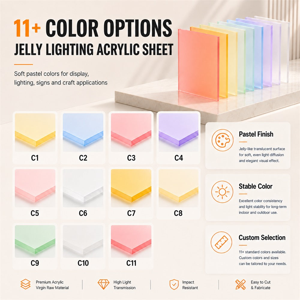 Jelly Lighting Acrylic Sheet