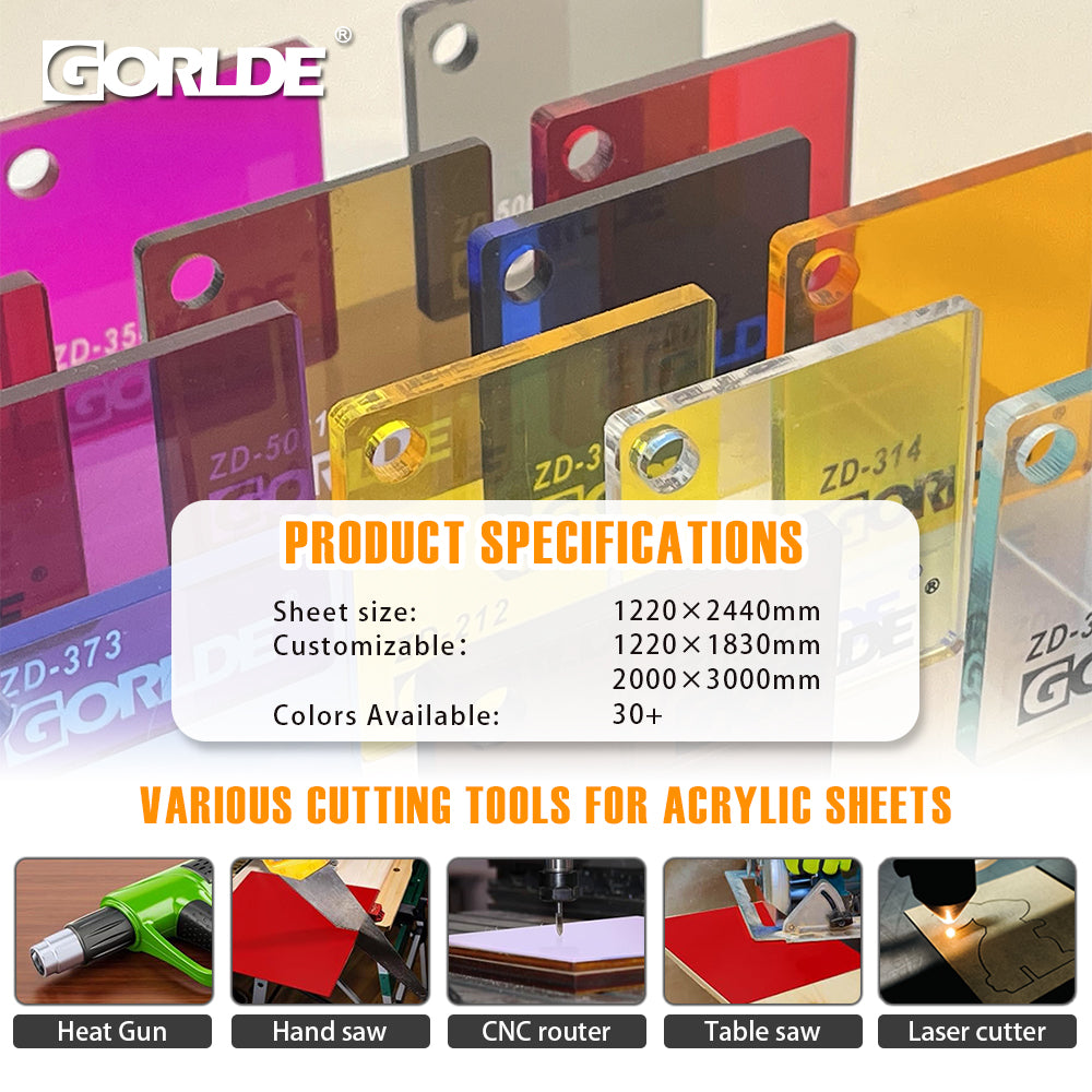 Colored Translucent Acrylic Sheet