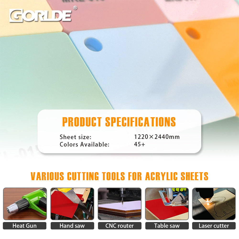 Pastel Acrylic Sheets | Soft Matte PMMA Panels for Decor, Signage & Design Projects
