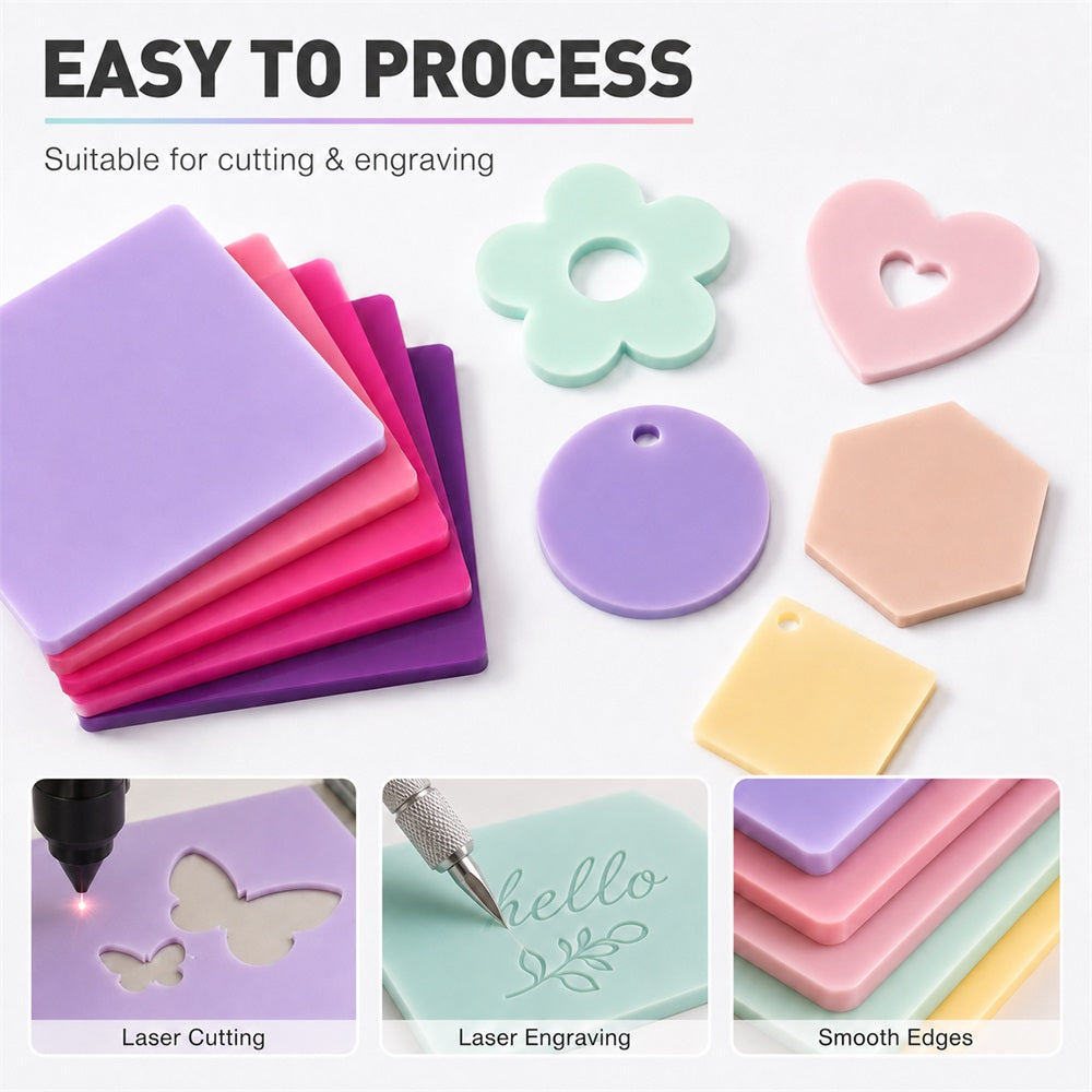 Pastel Acrylic Sheets | Custom Macaron Color PMMA Acrylic Panels Manufacturer