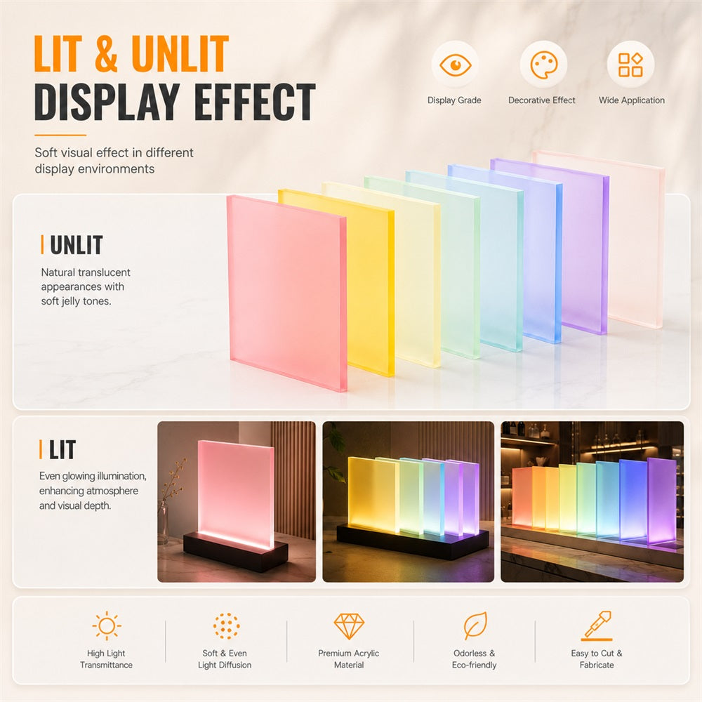 Jelly Lighting Acrylic Sheet