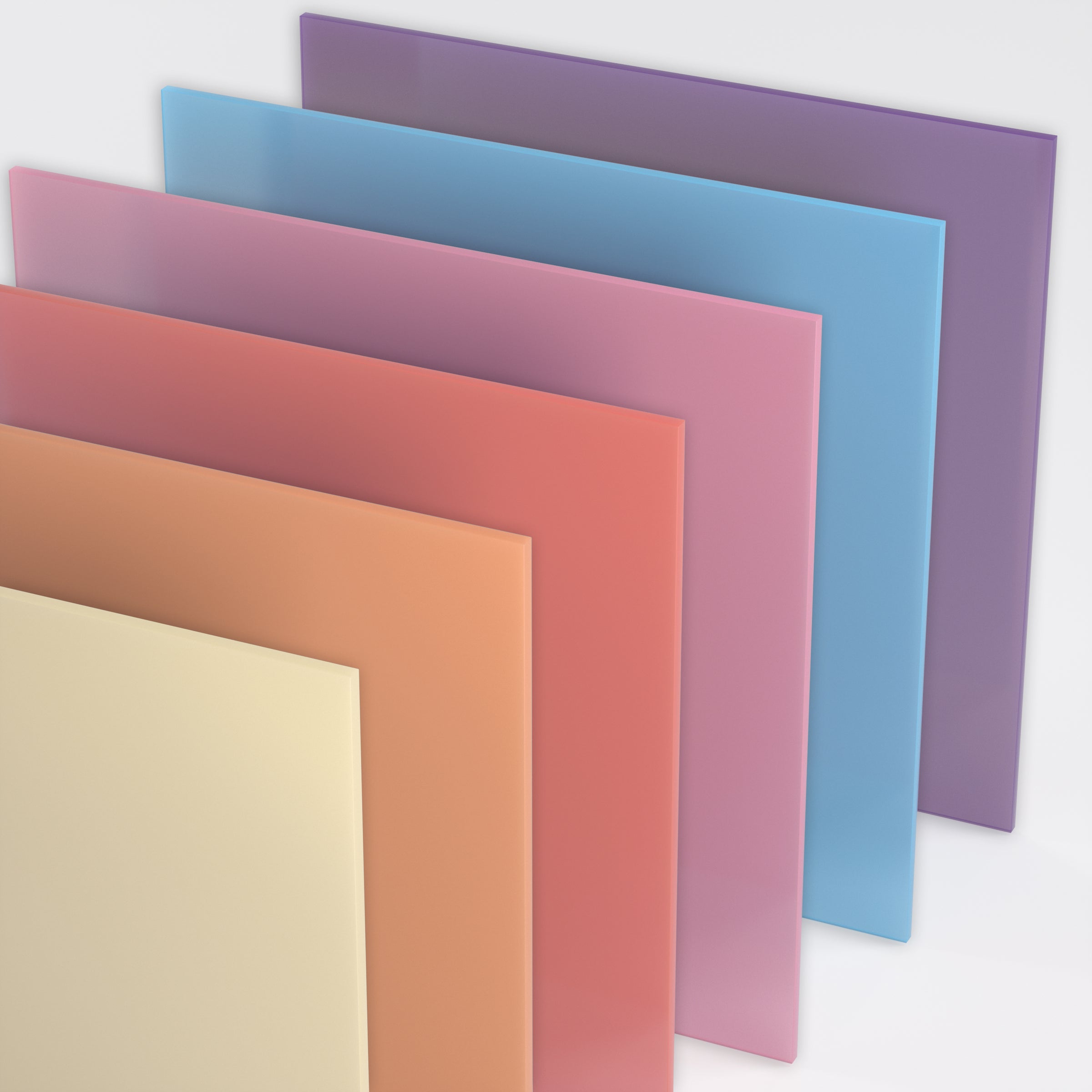 Pastel Acrylic Sheets | Soft Matte PMMA Panels for Decor, Signage & Design Projects